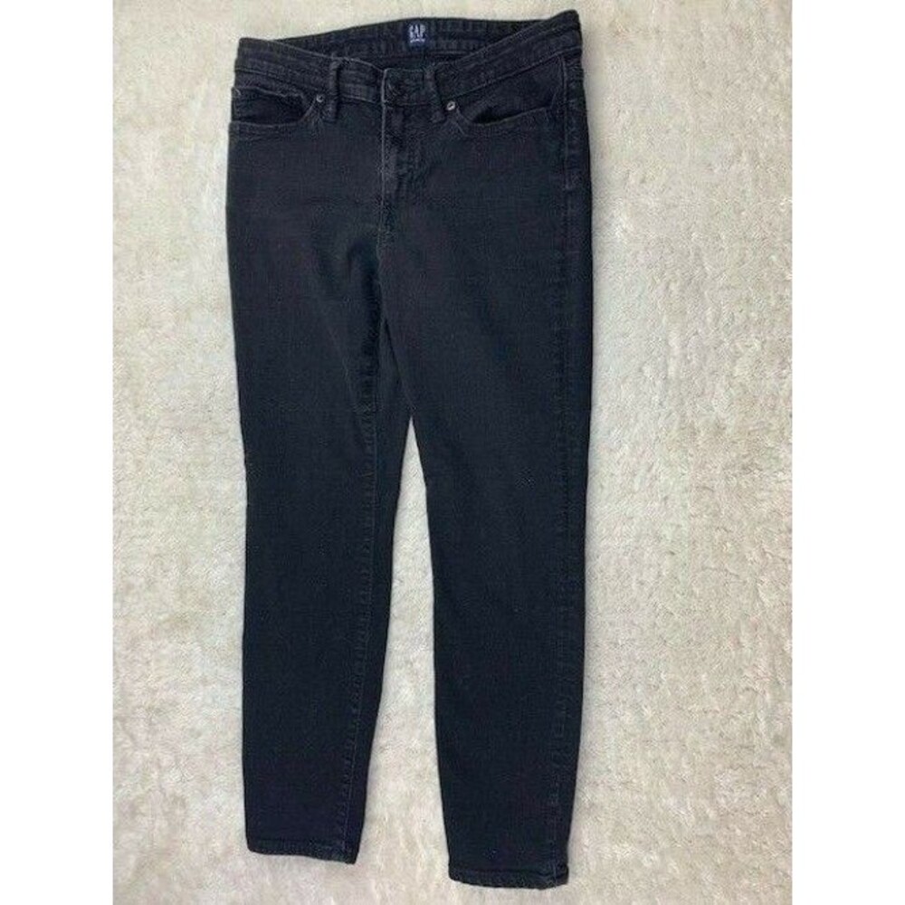 Gap Size 28 r Womens Legging Black Stretch Mid Rise